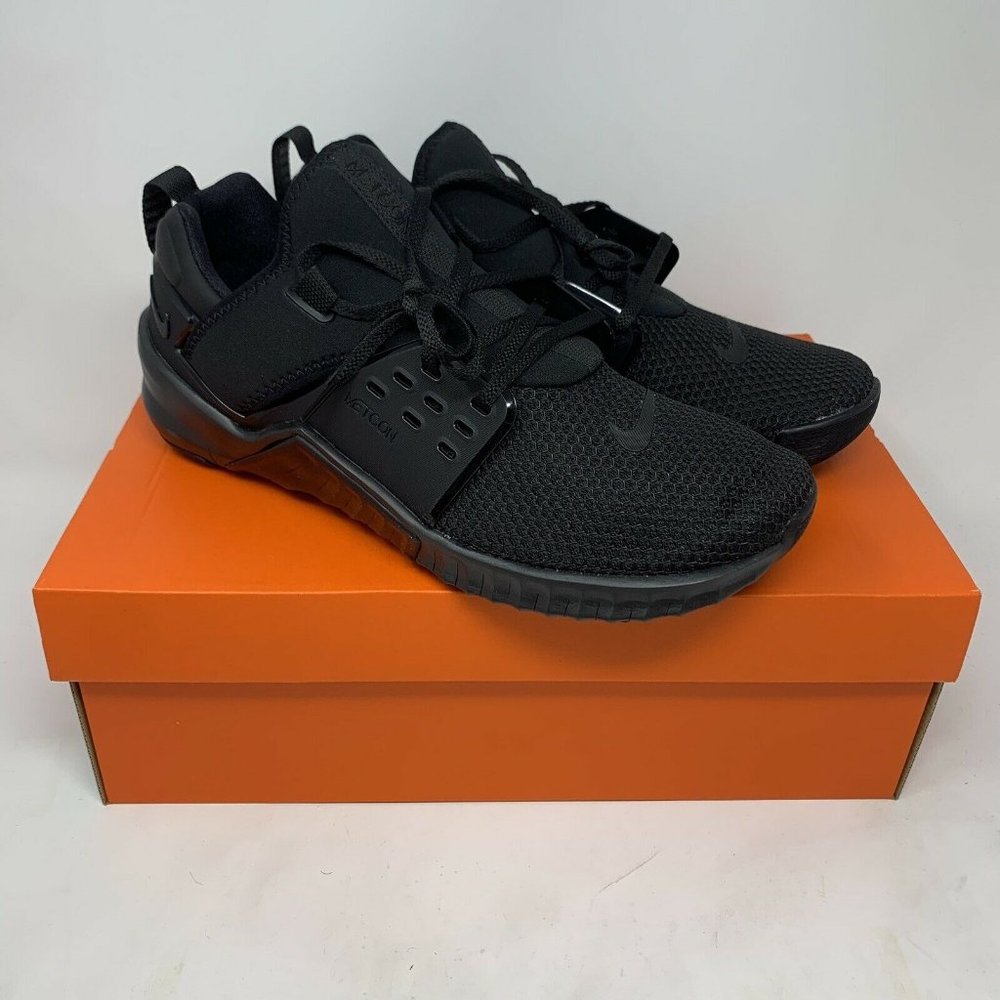 Men's NIKE Free Metcon 2 Triple Black Cross Traini